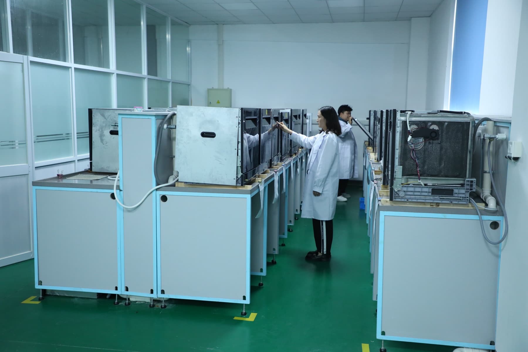 MENGO dishwasher performance testing lab for factory capability review